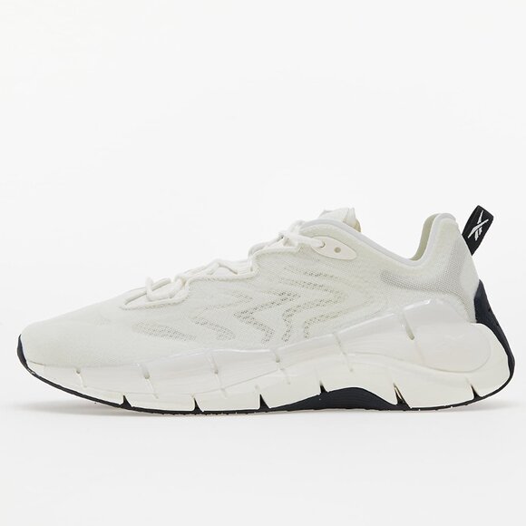 Reebok Men's  Zig Kinetica II Sneaker, Non Dyed White/Black, 9.5 US - Picture 1 of 6